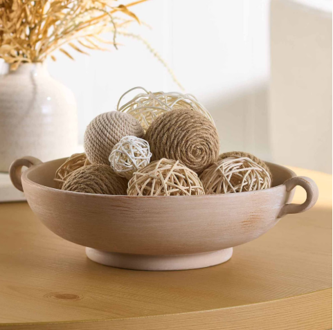 Ceramic Distressed Decorative Bowl