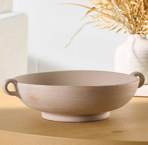 Ceramic Distressed Decorative Bowl
