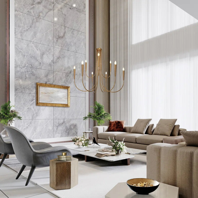 Otho 9 - Light Oversize 41In Candle Style Classic Chandelier UL Certified