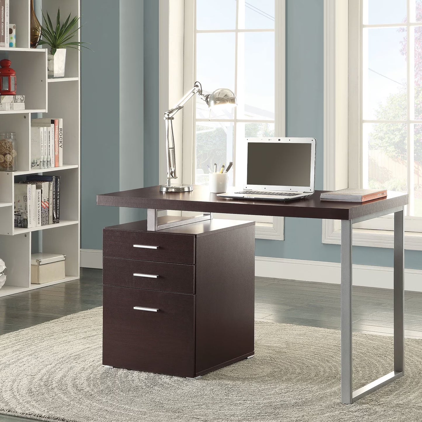 Hilliard Office Desk in Modern Multiple Finishes