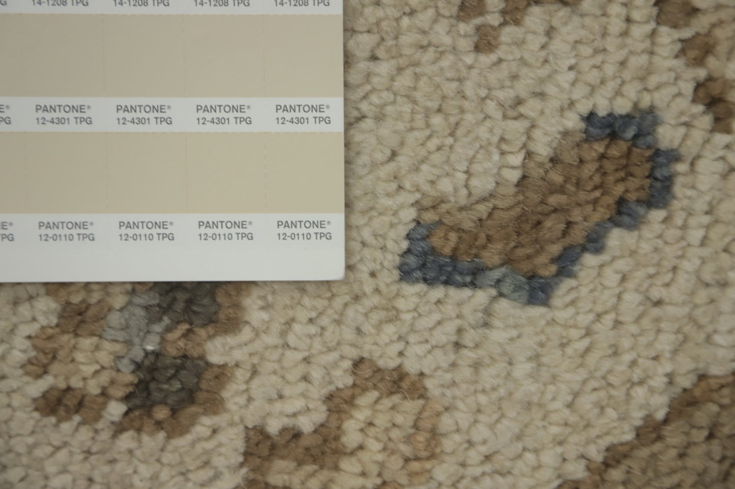Ivory & Gray Oushak Oriental Area Rug Wool Hand-Made Living Room Carpet 9X12