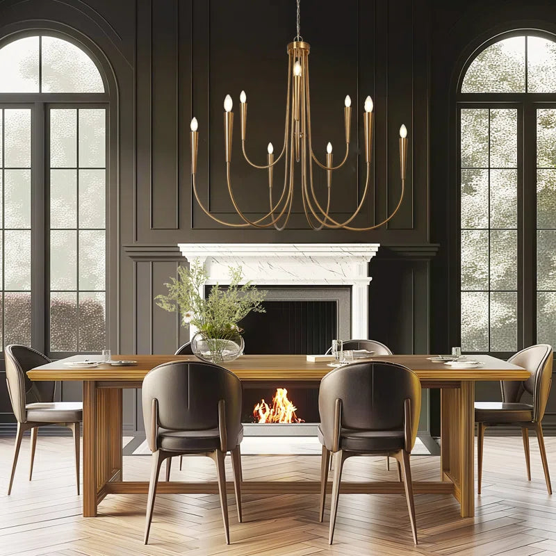 Otho 9 - Light Oversize 41In Candle Style Classic Chandelier UL Certified