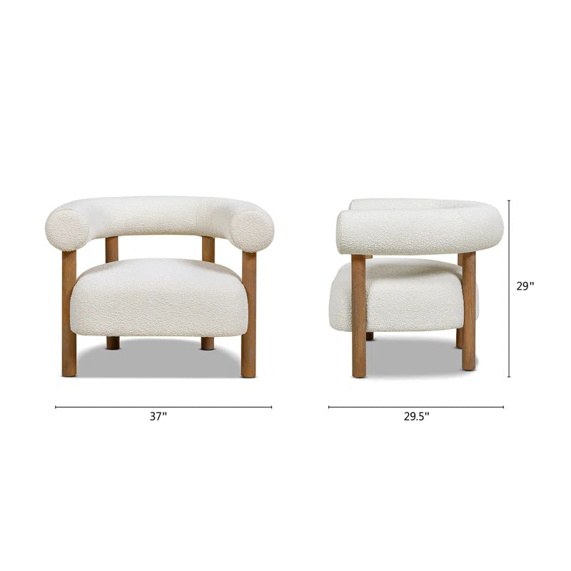 Chule Upholstered Barrel Chair