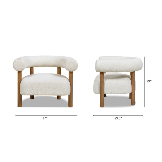 Chule Upholstered Barrel Chair