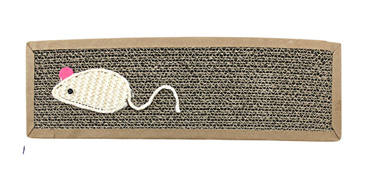 2 Pack Cat Scratching Pads with Catnip Corrugated Cardboard Scratch Board