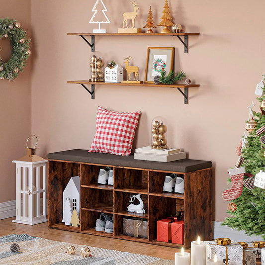 Long Wall Shelves 31.5 Inch Wall Mounted Shelves 2 Pack Easy-To-Instal