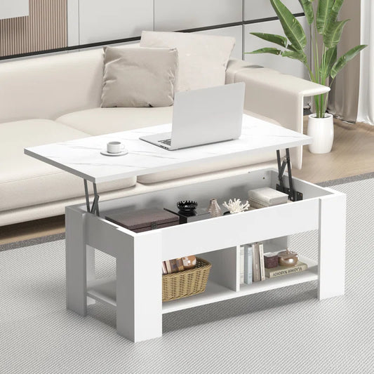 Sparta Lift Top Extendable Coffee Table with Storage