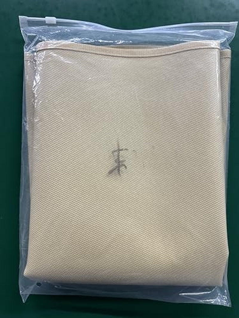 FLASLD Fireproof Fireplace Mat 32×60Inch Half round Hearth Rug Protects Floors