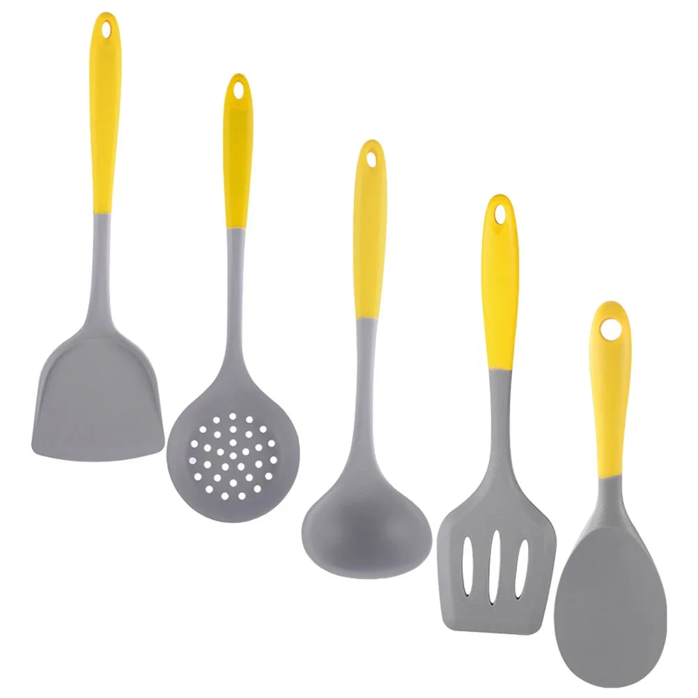 1 Set of Kitchen Utensil Set Utensils Set Kitchen Gadgets Kitchen Utensils Silicone Cooking Utensil Set