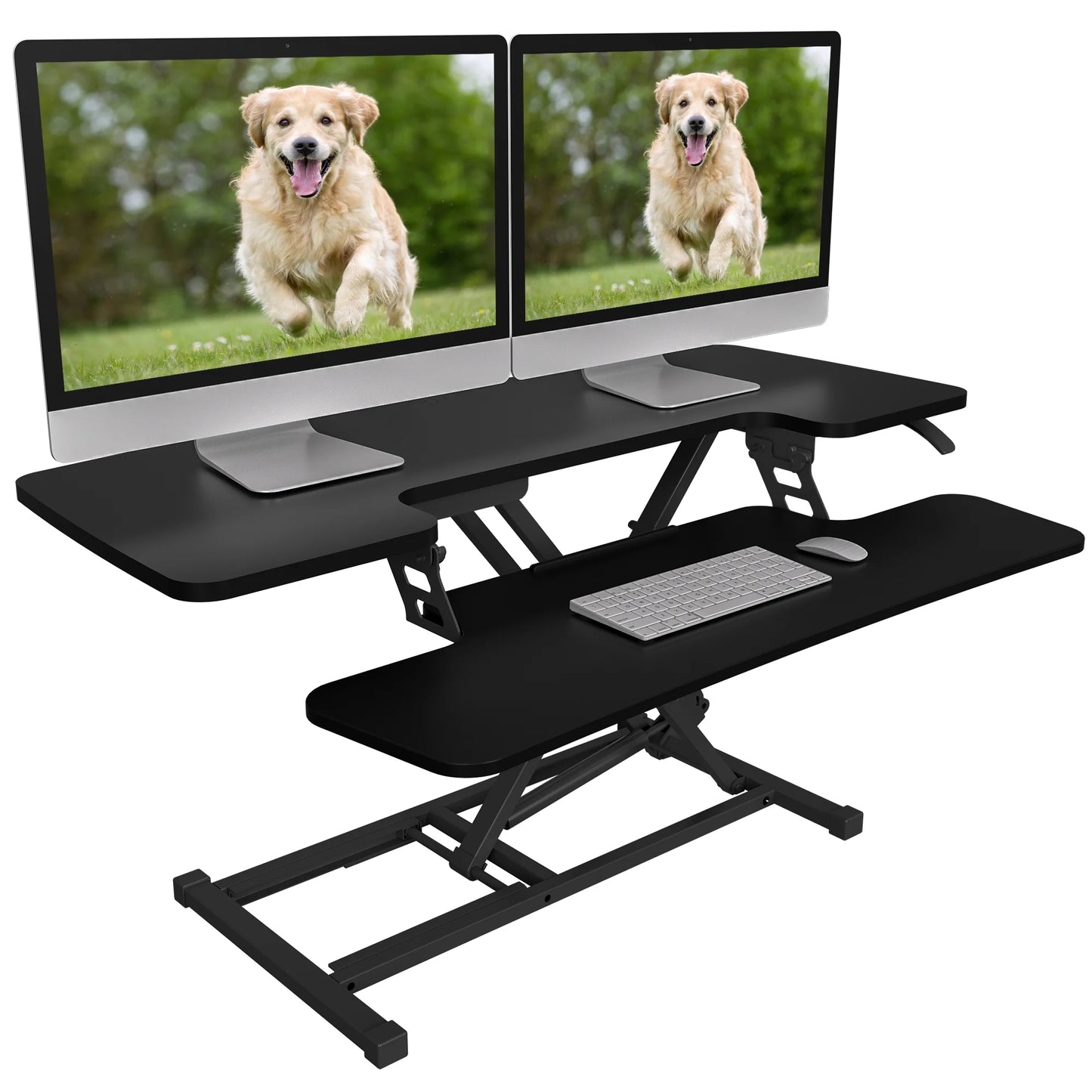Standing Office Desk Converter, Black, 40 Inch