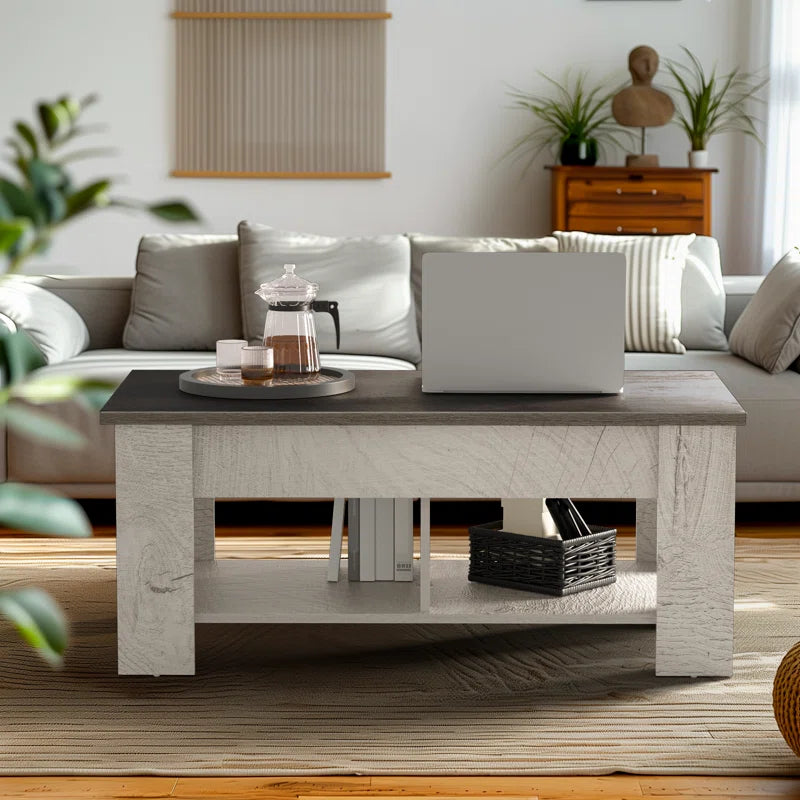 Sparta Lift Top Extendable Coffee Table with Storage