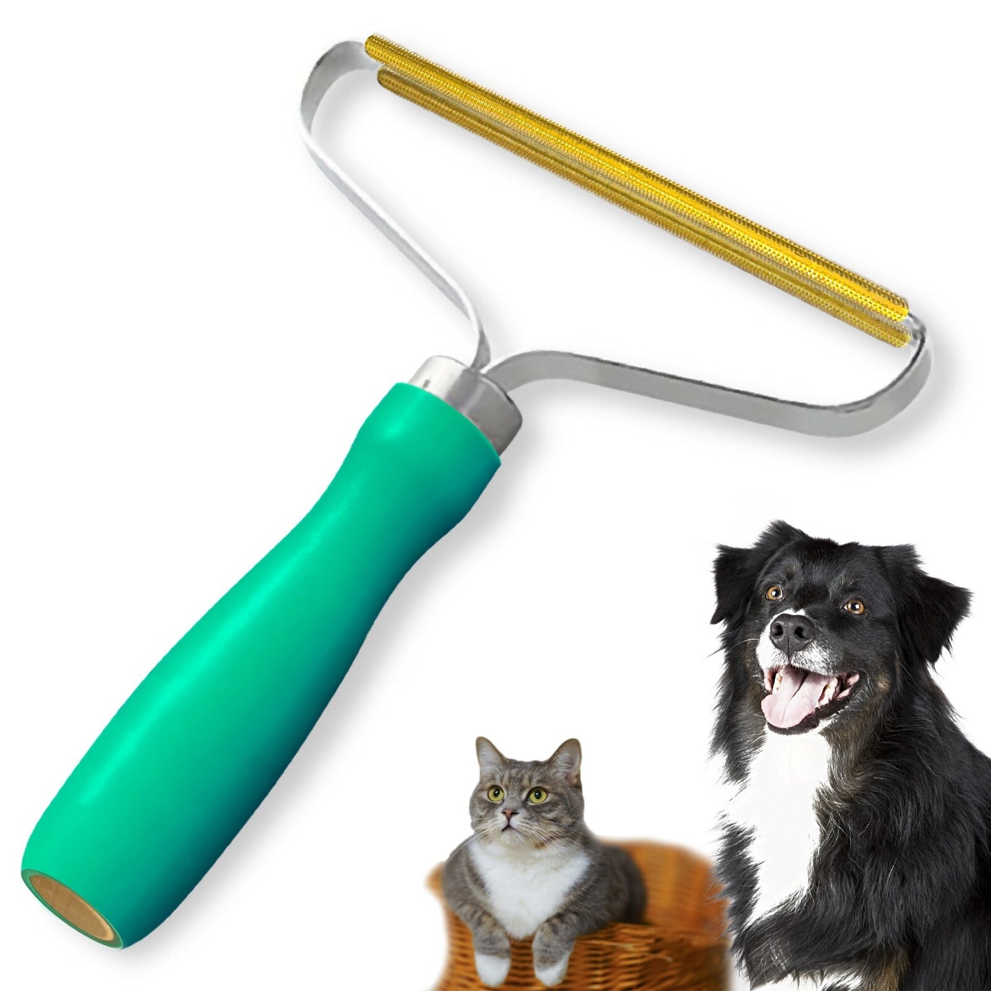 Reusable Pet Hair Remover for Carpet & Furniture Lint Remover Cat Hair Remover
