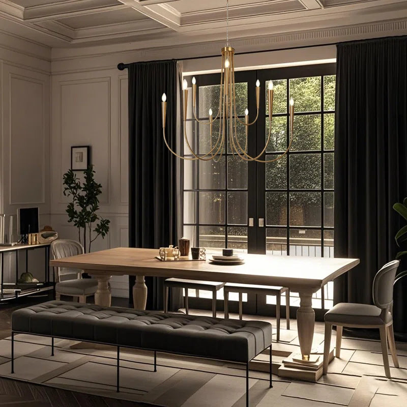 Otho 9 - Light Oversize 41In Candle Style Classic Chandelier UL Certified