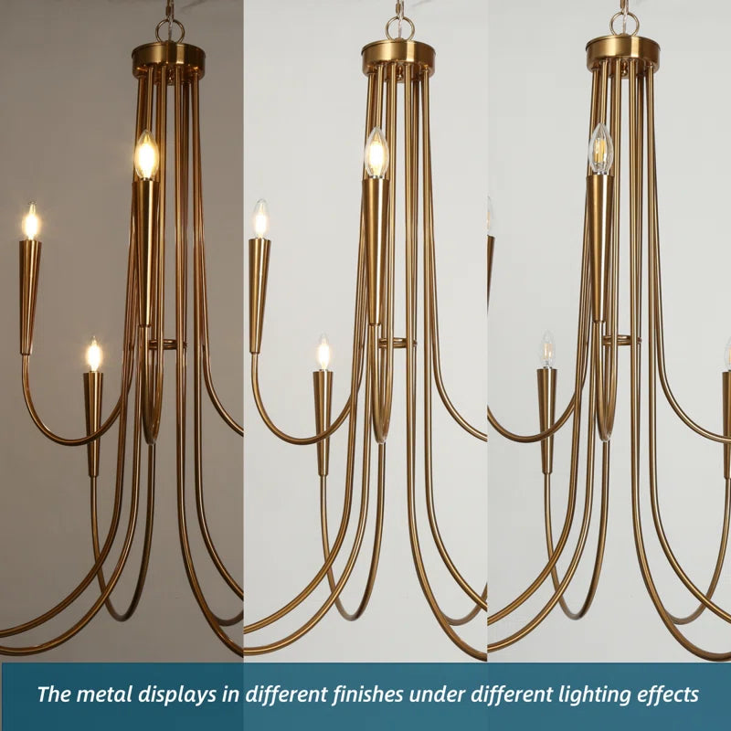 Otho 9 - Light Oversize 41In Candle Style Classic Chandelier UL Certified