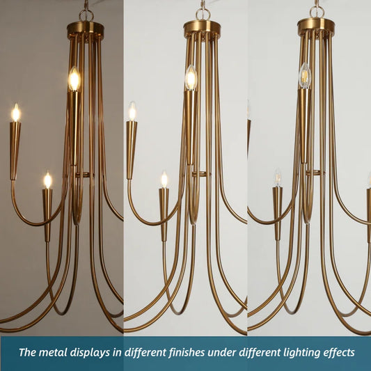 Otho 9 - Light Oversize 41In Candle Style Classic Chandelier UL Certified