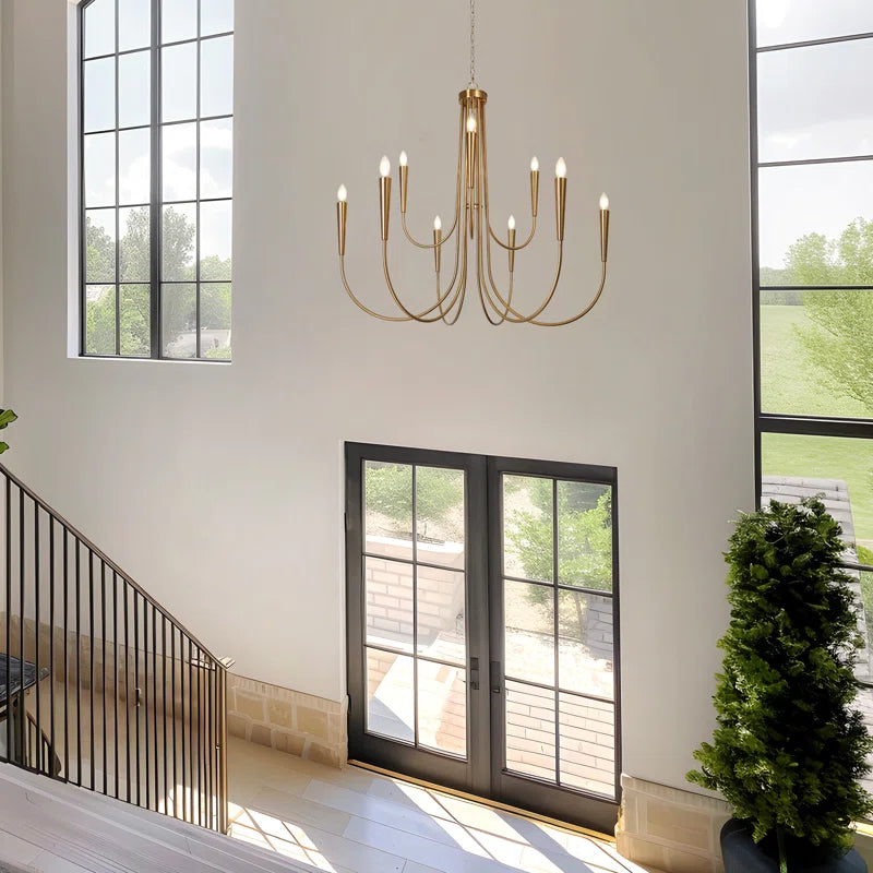 Otho 9 - Light Oversize 41In Candle Style Classic Chandelier UL Certified