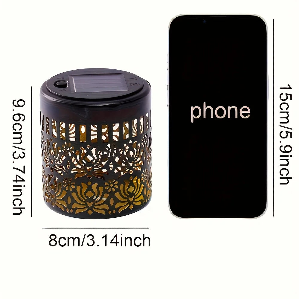 Solar Peony Garden Wall Light