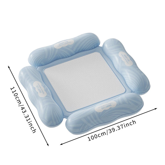 Inflatable Kids Pool Float with Mesh Bottom