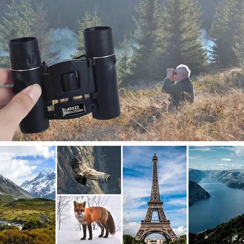40x22 HD Folding Binoculars