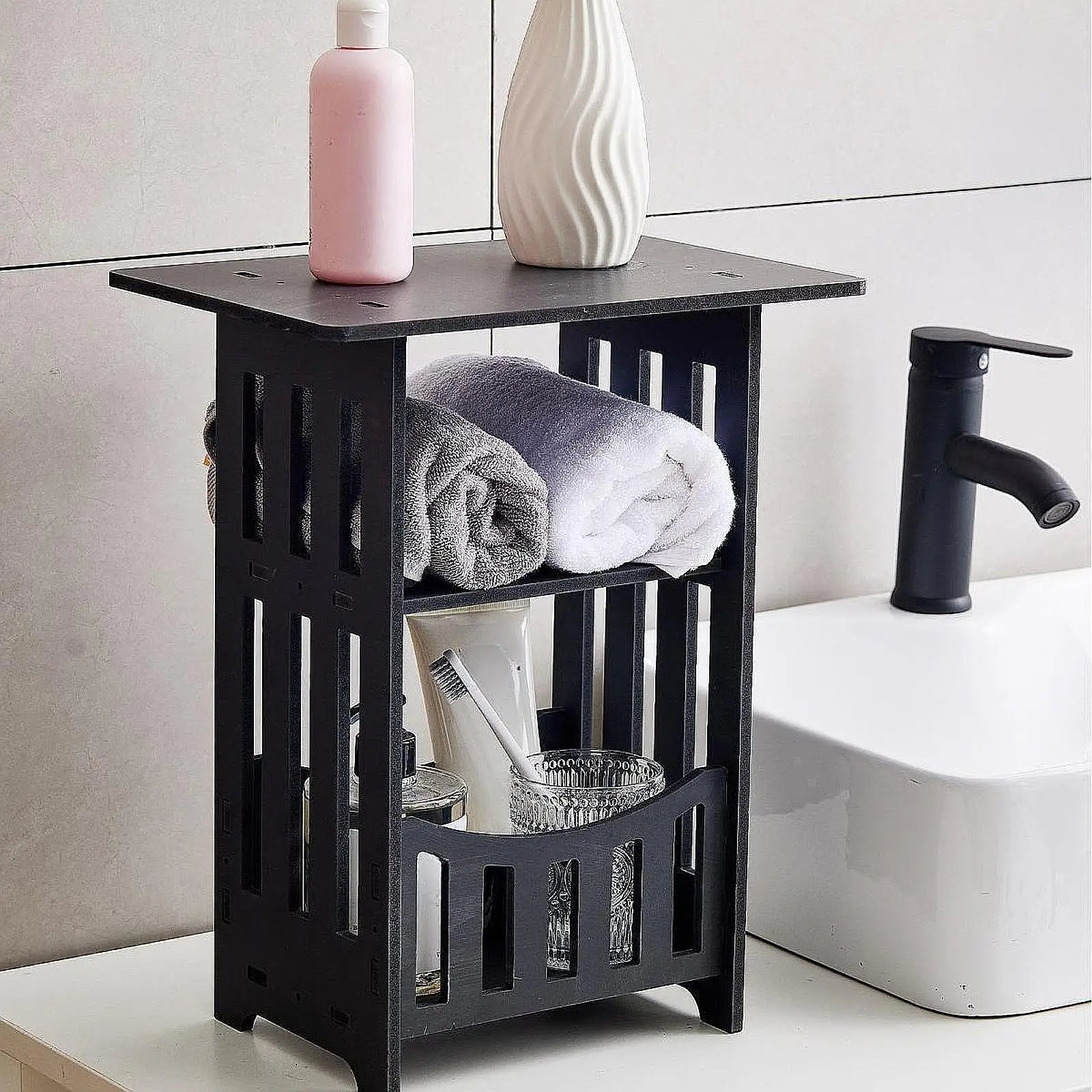 Modern Square Bedside End Table