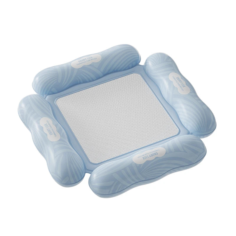 Inflatable Kids Pool Float with Mesh Bottom