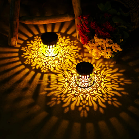 Solar Peony Garden Wall Light
