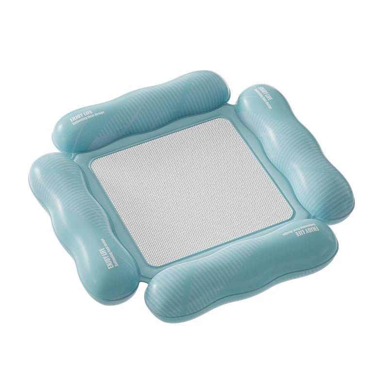 Inflatable Kids Pool Float with Mesh Bottom