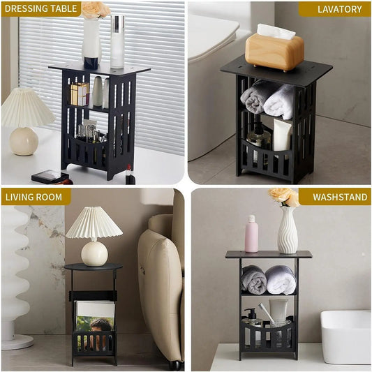 Modern Square Bedside End Table