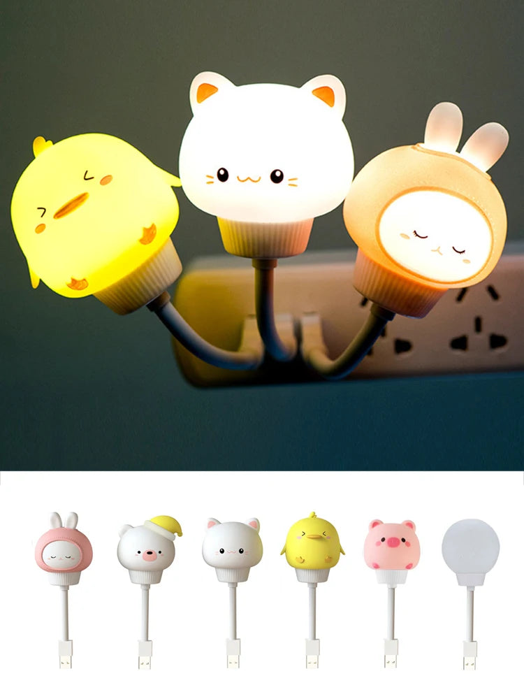 Cute Cartoon LED Night Light