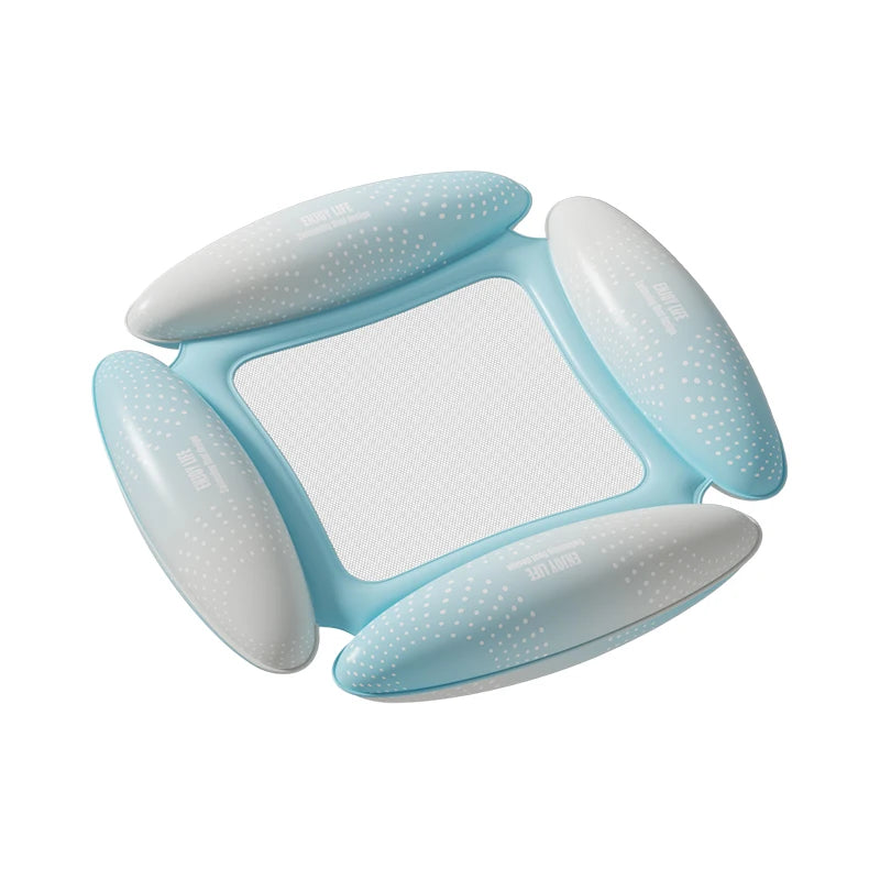 Inflatable Kids Pool Float with Mesh Bottom