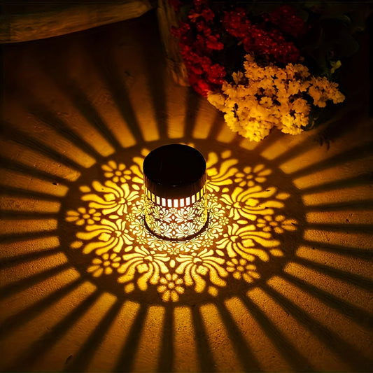 Solar Peony Garden Wall Light