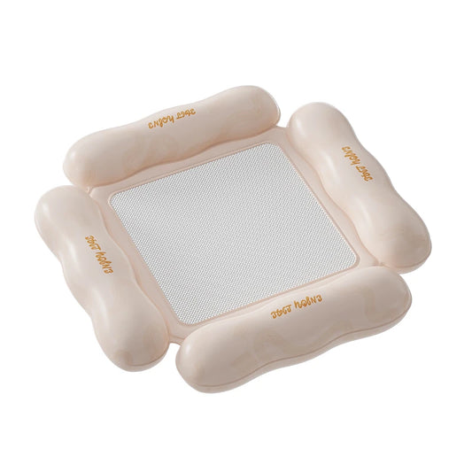 Inflatable Kids Pool Float with Mesh Bottom
