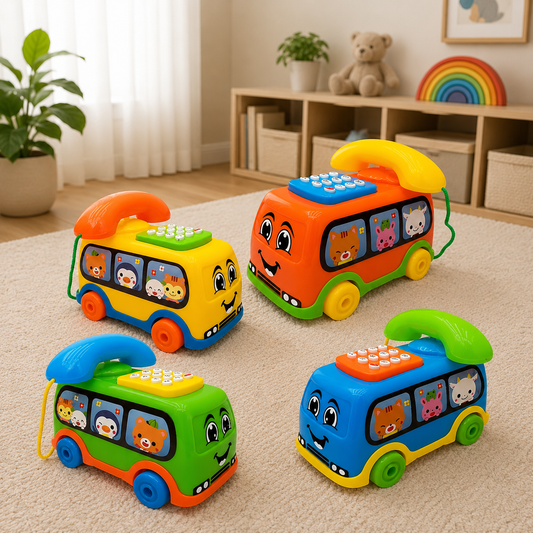 Kids Telephone Bus Toy