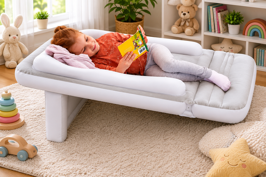 Inflatable Kids Car Travel Bed