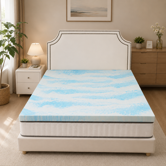 Gel Memory Foam King Mattress Topper