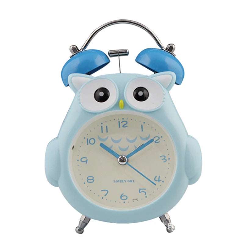 Silent Glowing Bedside Clock for Kids' Bedroom & Study