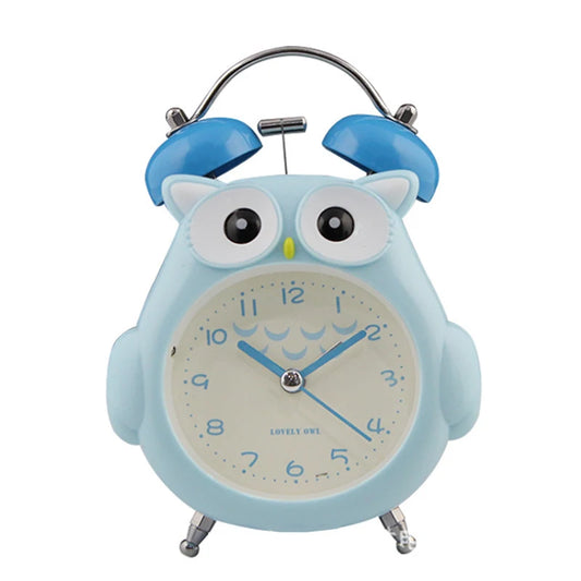 Silent Glowing Bedside Clock for Kids' Bedroom & Study