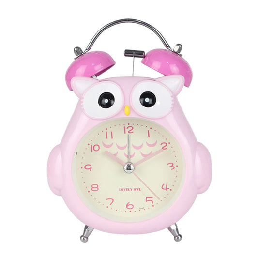 Silent Glowing Bedside Clock for Kids' Bedroom & Study