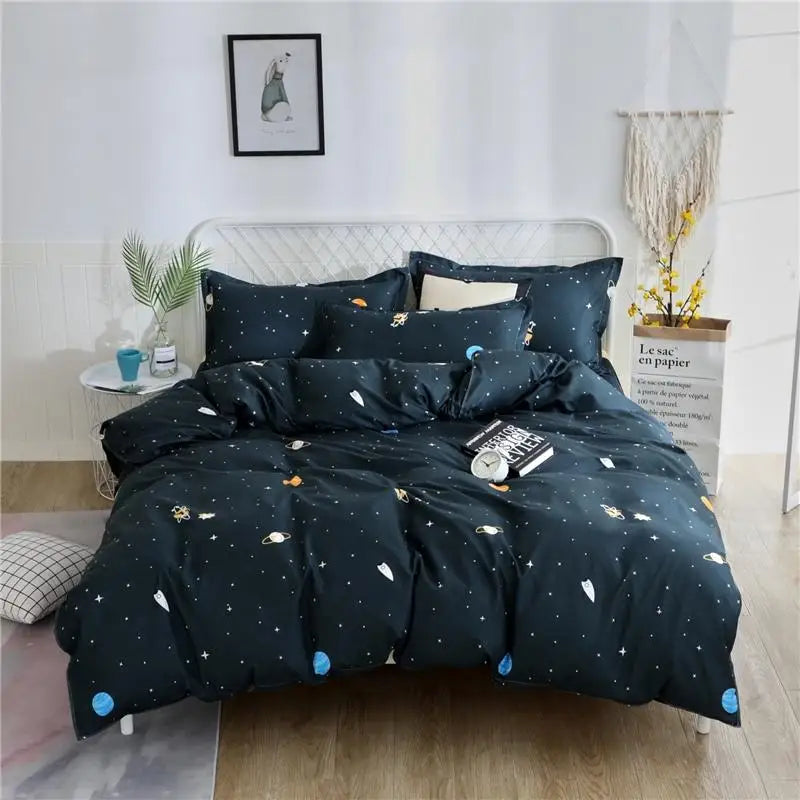 4-Piece Brushed Microfiber Bedding Set