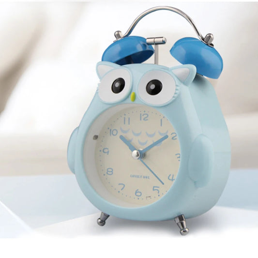 Silent Glowing Bedside Clock for Kids' Bedroom & Study