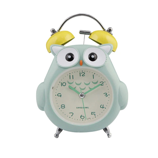 Silent Glowing Bedside Clock for Kids' Bedroom & Study