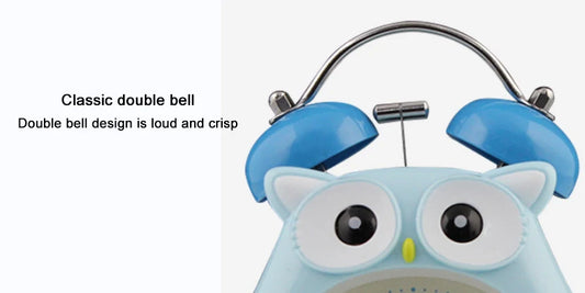 Silent Glowing Bedside Clock for Kids' Bedroom & Study