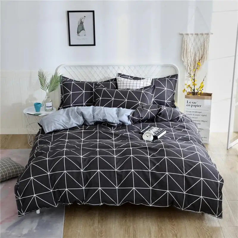 4-Piece Brushed Microfiber Bedding Set