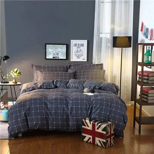 4-Piece Brushed Microfiber Bedding Set