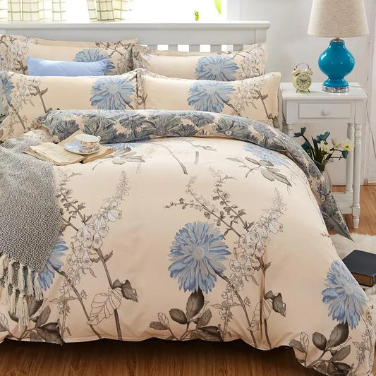 4-Piece Brushed Microfiber Bedding Set