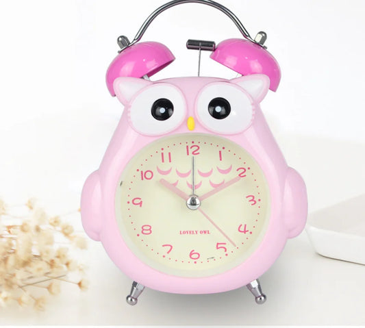 Silent Glowing Bedside Clock for Kids' Bedroom & Study