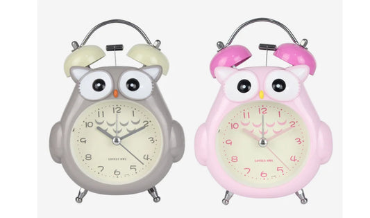 Silent Glowing Bedside Clock for Kids' Bedroom & Study