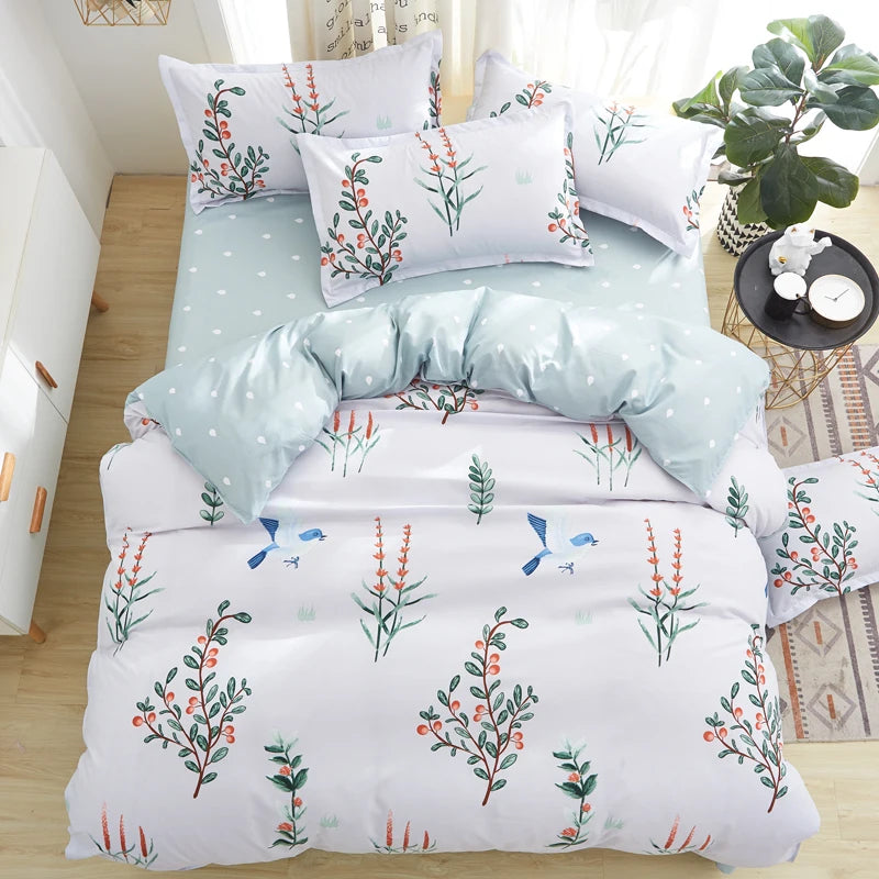 4-Piece Brushed Microfiber Bedding Set