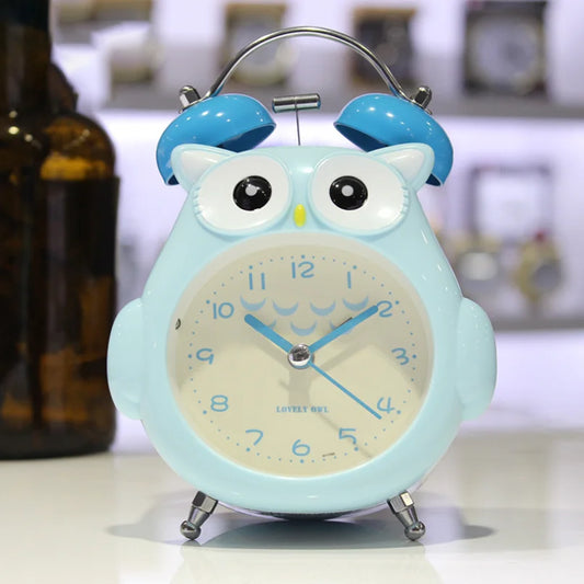 Silent Glowing Bedside Clock for Kids' Bedroom & Study