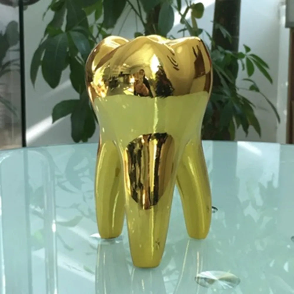 Dentist Tooth Resin Figurine Office Desk Decoration